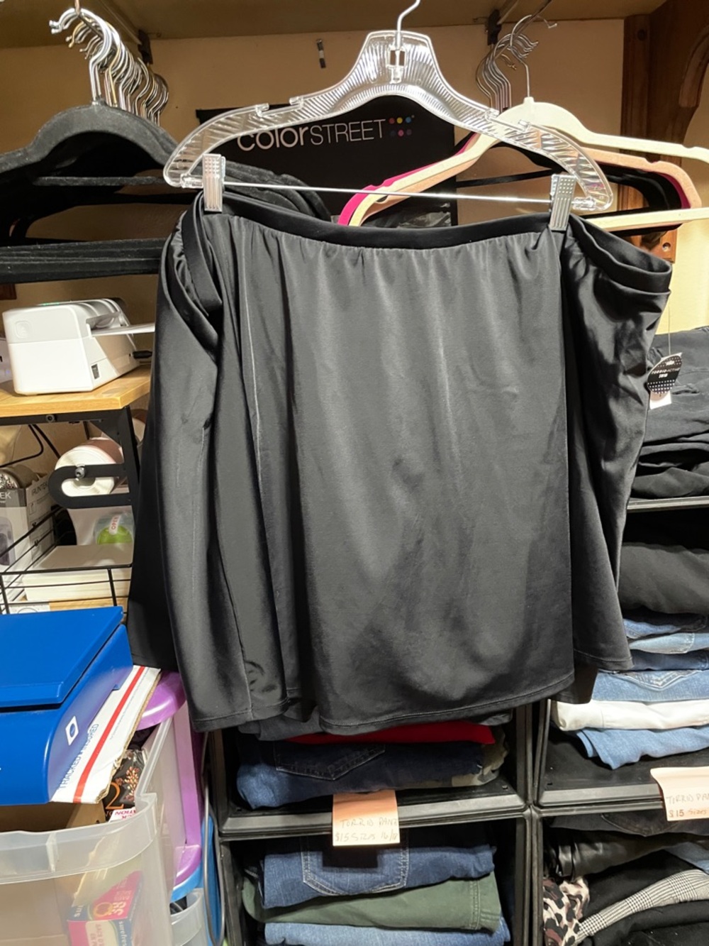 #607 size 6 torrid NWT Black swim Skorts